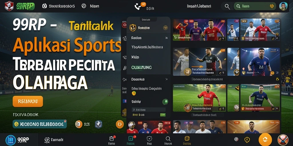 Tampilan antarmuka 99RP yang modern dan intuitif untuk taruhan olahraga.