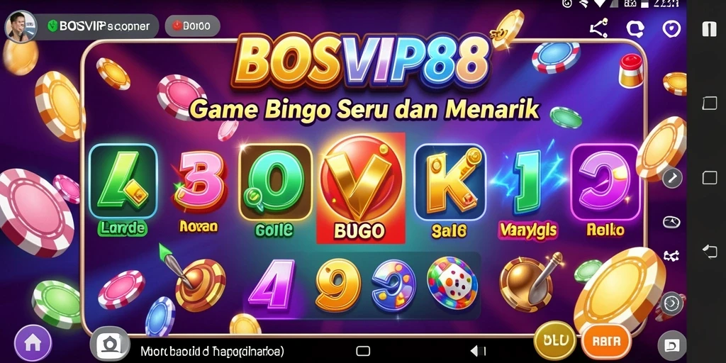 Screenshot BOSVIP88 menampilkan gameplay Bingo yang menarik.