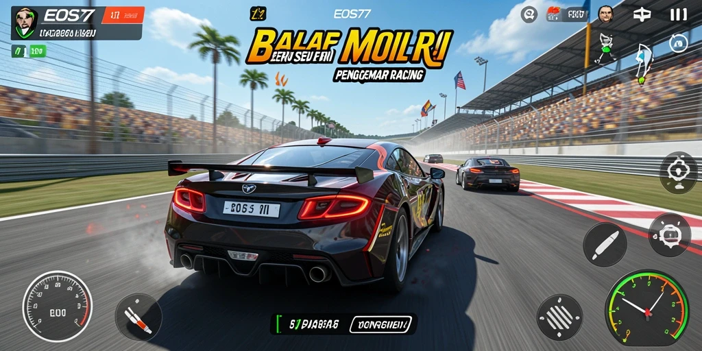 Screenshot gameplay EOS77 yang seru dan menegangkan.