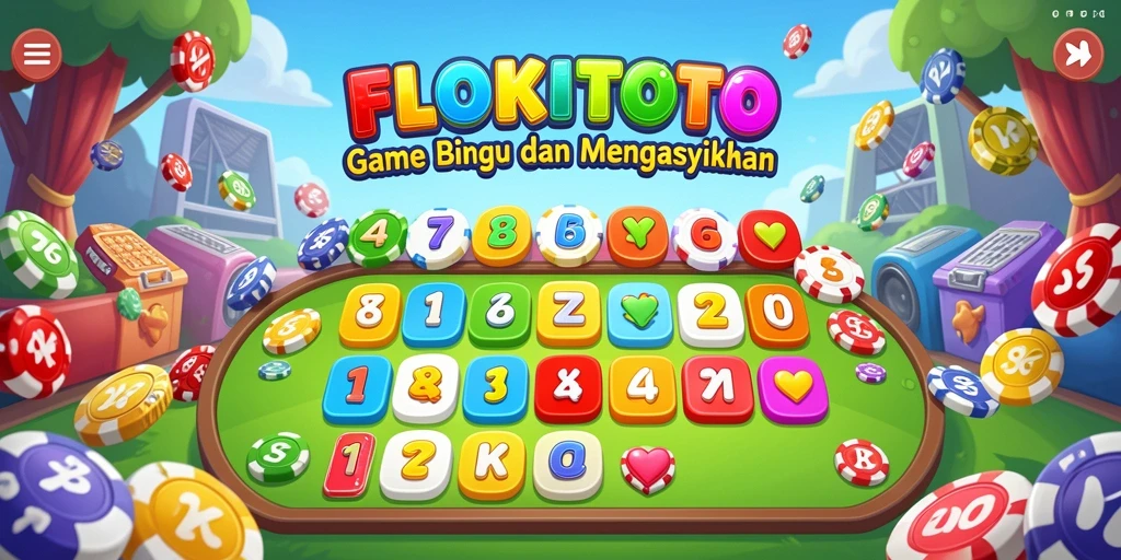 Tampilan seru dari gameplay Bingo di FLOKITOTO yang membuat ketagihan.