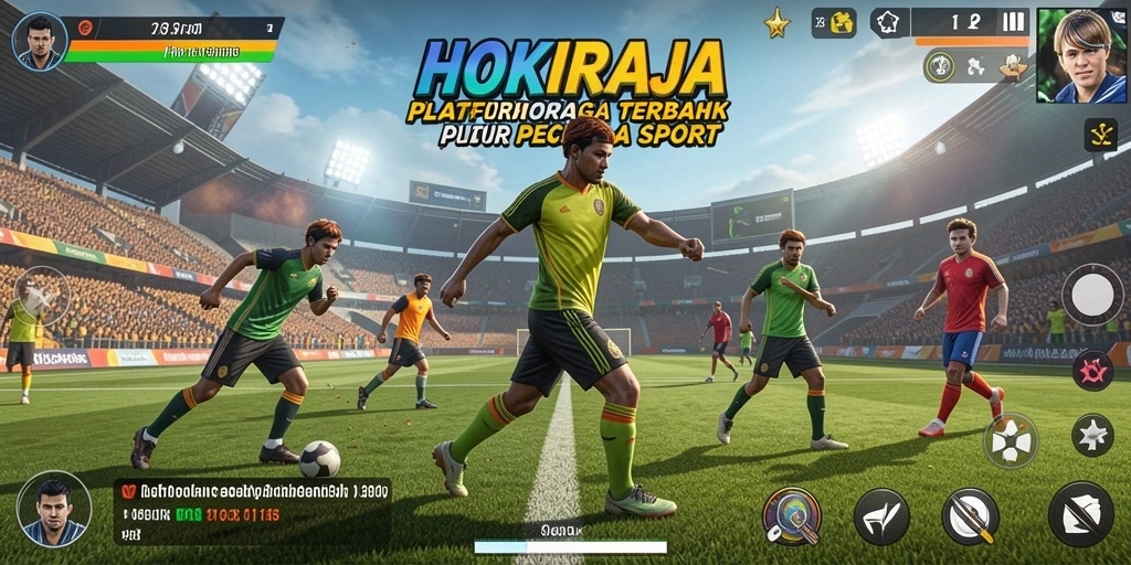 Tampilan gameplay seru dalam aplikasi HOKIRAJA yang memanjakan mata.