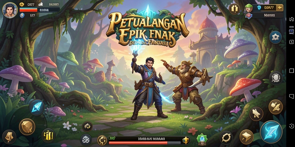 Tampilan gameplay mengesankan dari IDR77 dengan aksi RPG yang mendebarkan.