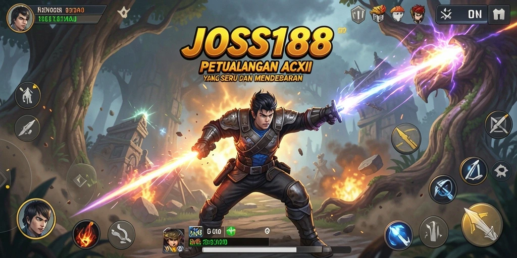 Tampilan gameplay seru dari JOSS188 yang penuh aksi.