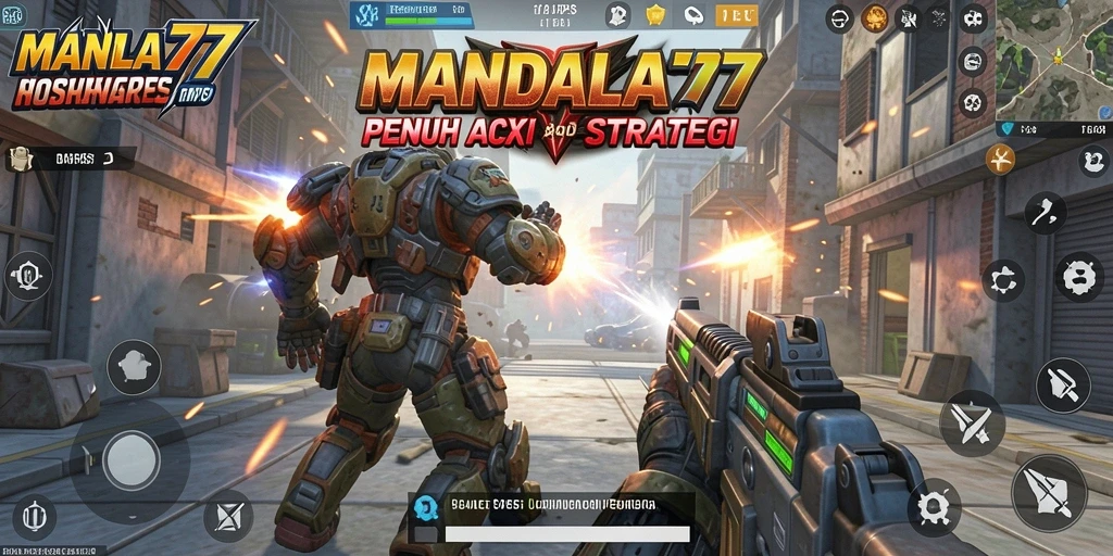Tampilkan aksi pertempuran seru dalam MANDALA77.