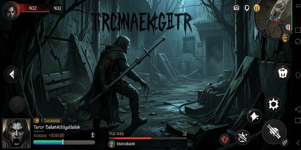 Gameplay menyeramkan di dalam N32 dengan suasana kegelapan.