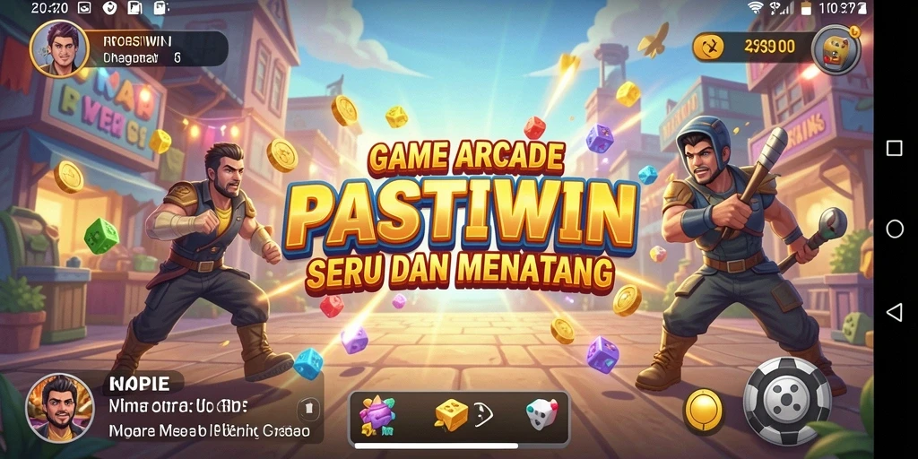 Tampilan utama gameplay PASTIWIN yang penuh aksi dan keseruan.