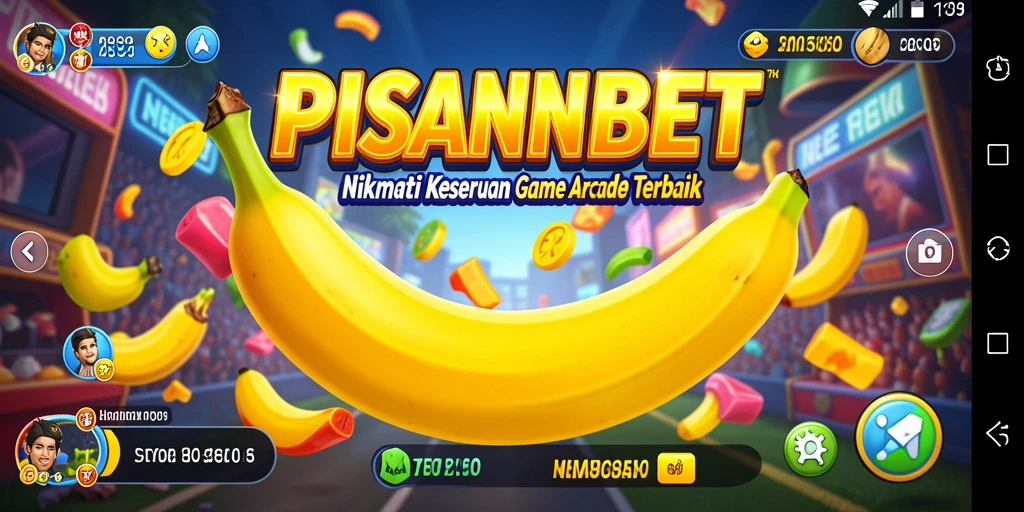 Screenshot gameplay PISANGBET menampilkan aksi seru dalam game arcade.