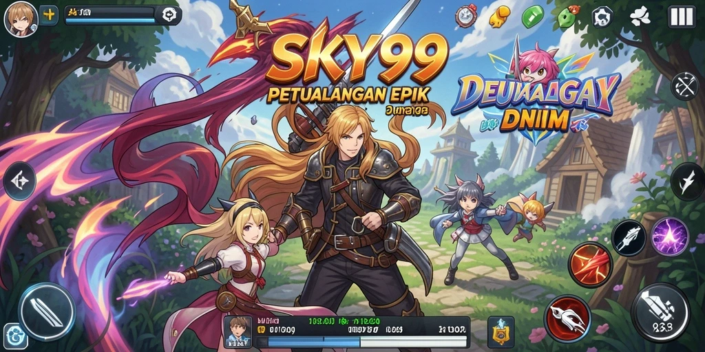 Tampilan menakjubkan dari gameplay SKY99 yang memukau.
