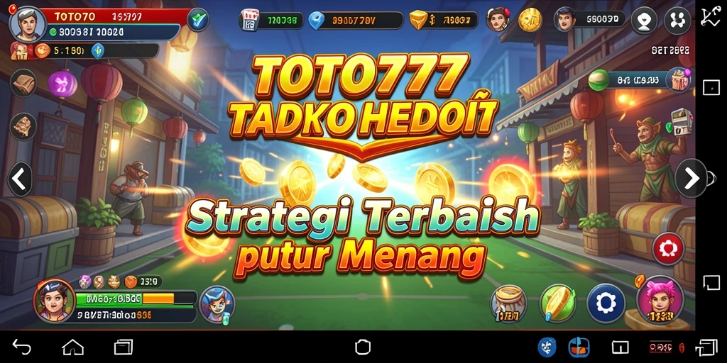 Screenshot utama TOTO777 menampilkan strategi intens dalam pertempuran.