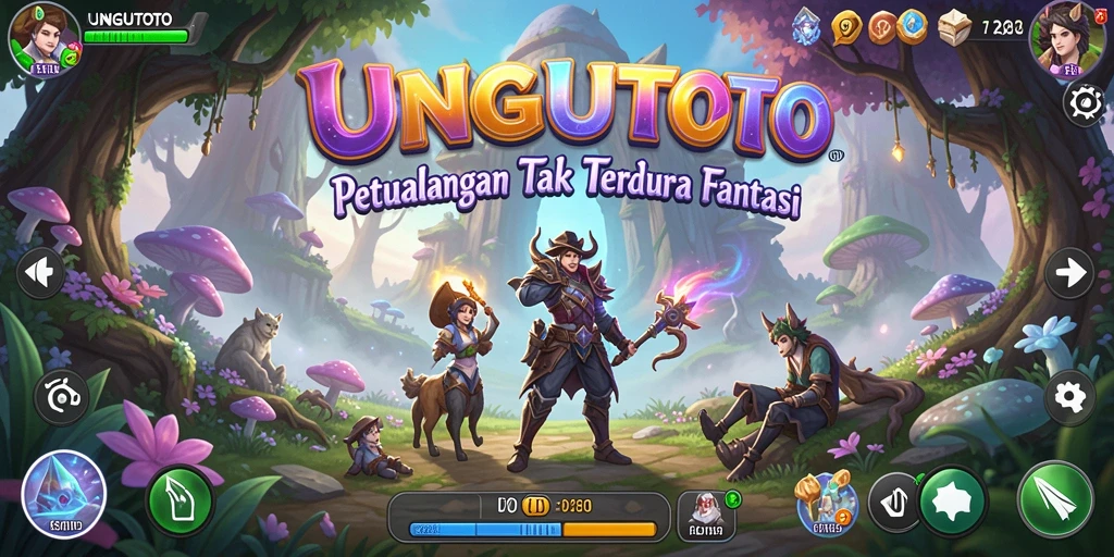 Tampilan gameplay UNGUTOTO yang memukau dan penuh aksi.
