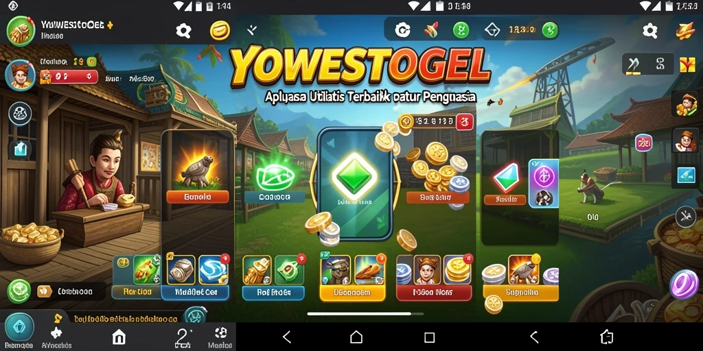 Tampilan antarmuka YOWESTOGEL yang sederhana dan efisien.